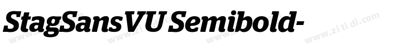 StagSansVU Semibold字体转换 StagSansVU Semibold字体转换